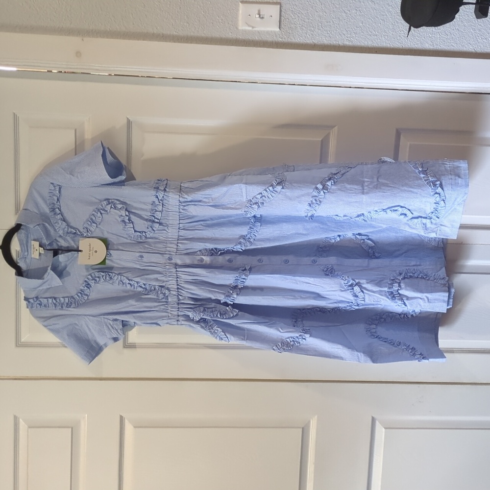 Kate Spade X Target -Blue and White Striped Midi Dress